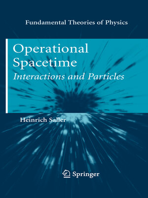 cover image of Operational Spacetime